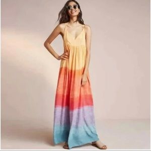 Anthropologie Carla Week’s Setting Sun Maxi Dress
